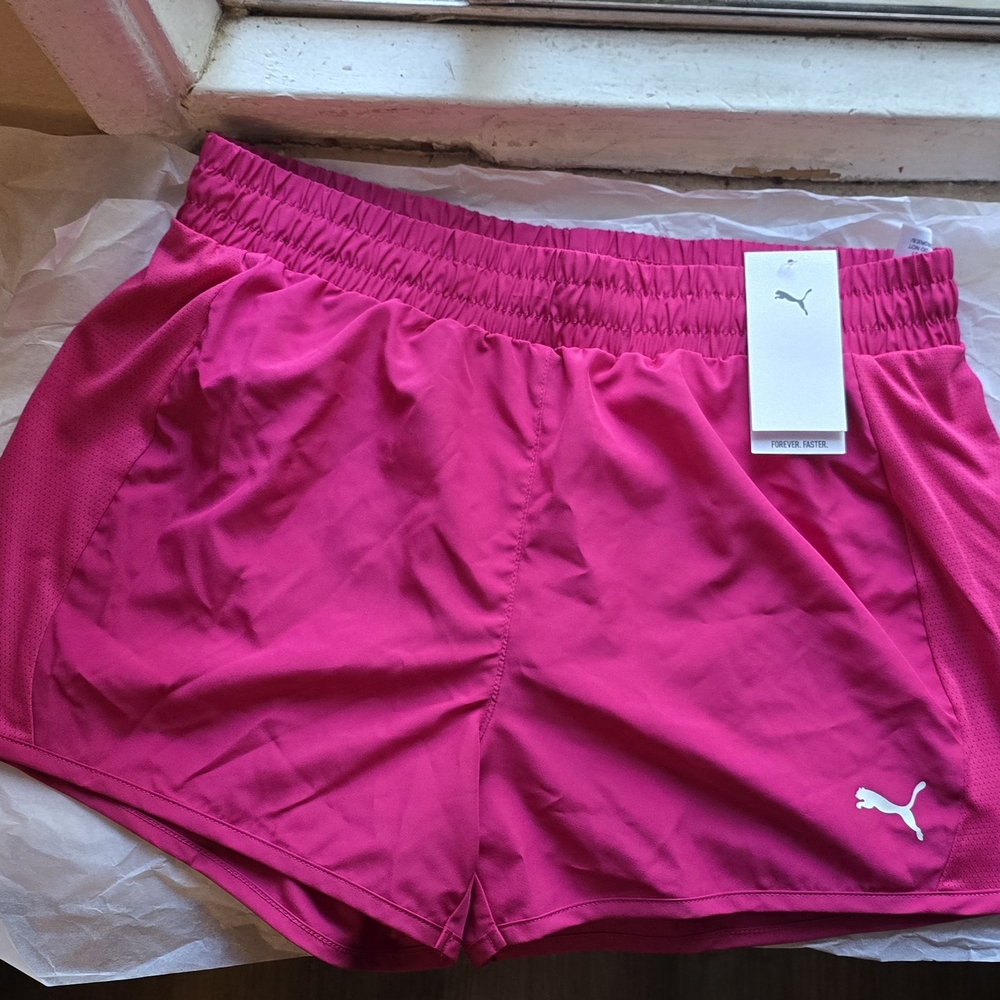 Puma Women's Pink Shorts